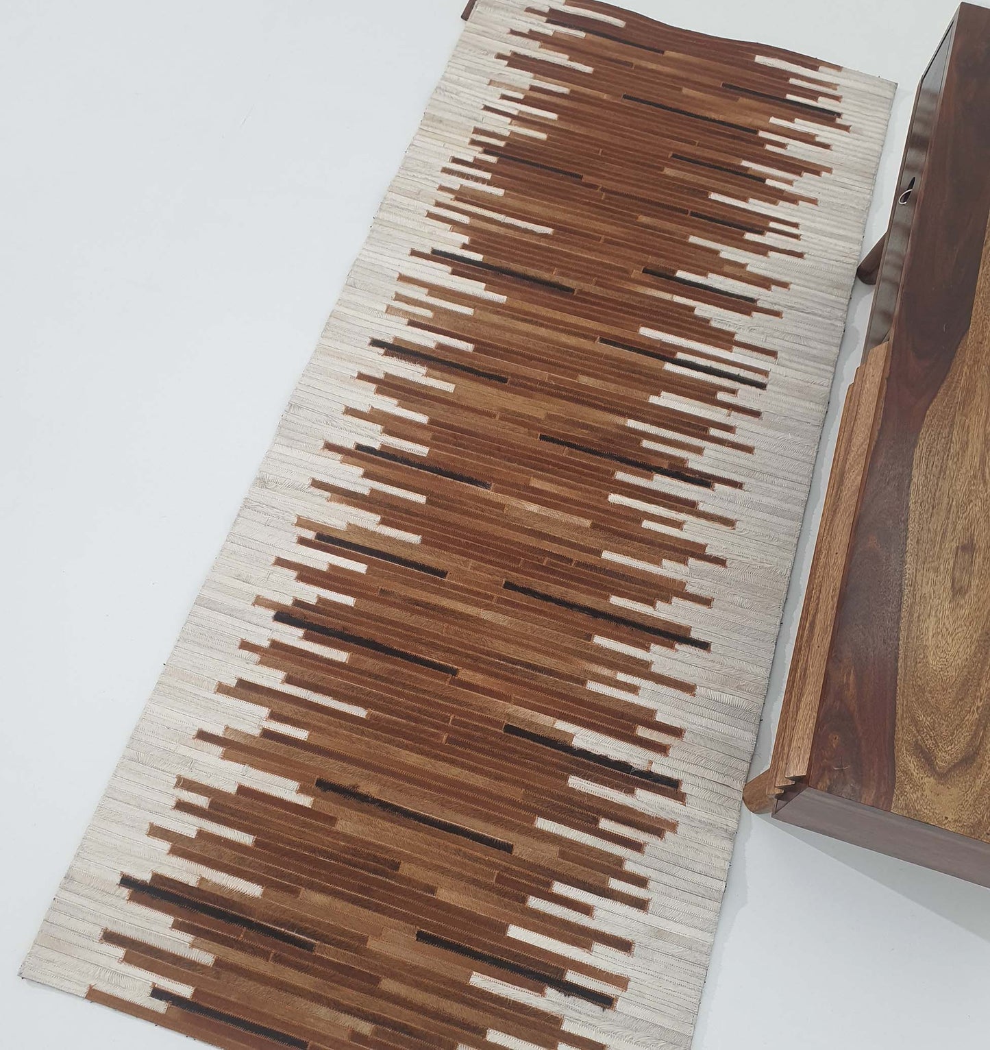 Handmade Leather Rug For Home Decore LR-014