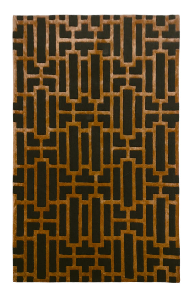 Linear Grid Hand Tufted Carpet MHT-18