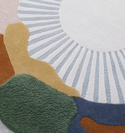 Organic Ripple Hand Tufted Carpet MHT-40