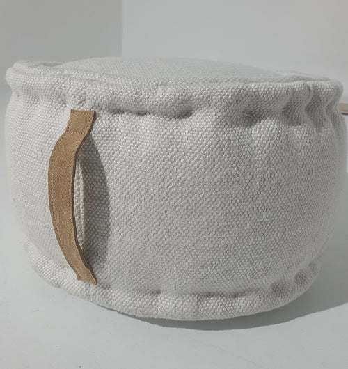 100% Polyester Pouf With Handle PF-142
