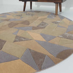 Vibrant Multi Color Round Handmade Rug - HTWV 50 (200cm)