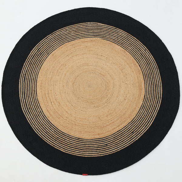 Luxurious Handmade Braided Jute Round Rug - BR 028