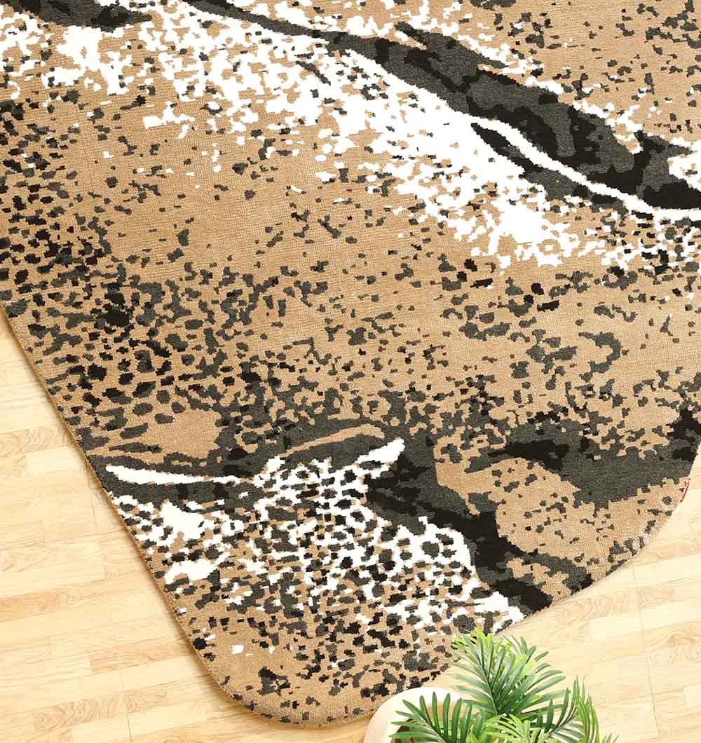 Multi color shape rug for bedroom rug MM-36