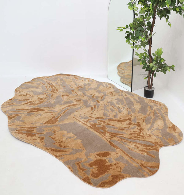 Decorative Shape rug multi color area rug MM-17