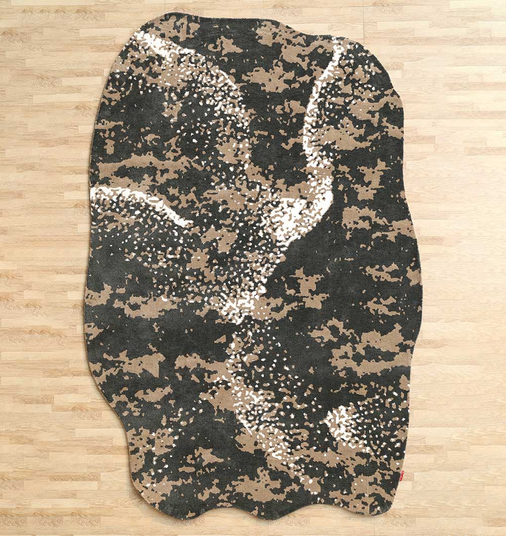 Decorative Shape rug multi color for living room rug MM-16