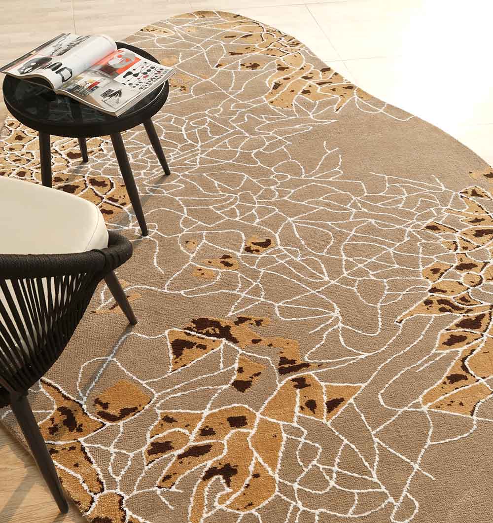 Home decor shape rug for bedroom rug MM-25
