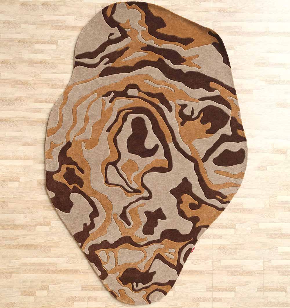 Multi color home decor shape rug for bedroom MM-20