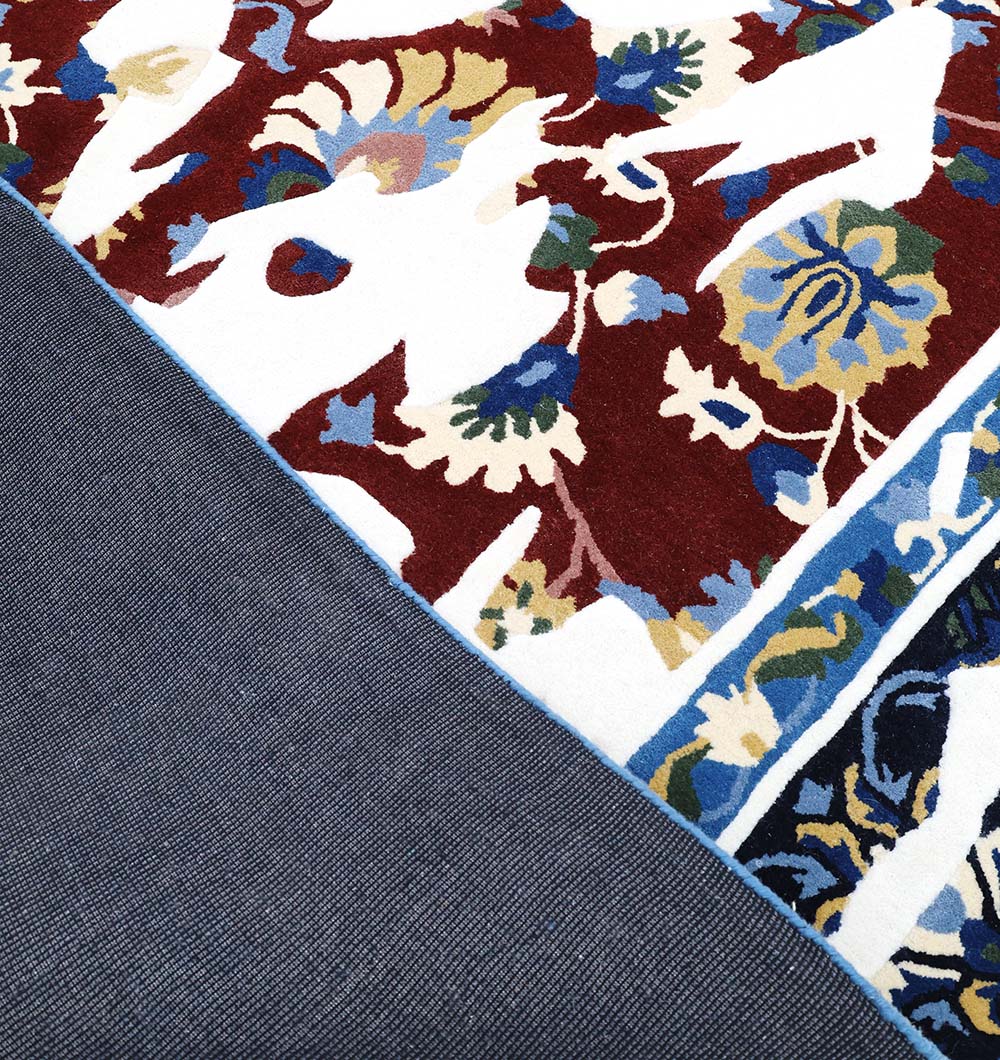 Multi color home decor handmade area rug HTW-111