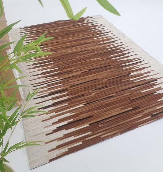 Handmade Leather Rug For Home Decore LR-014