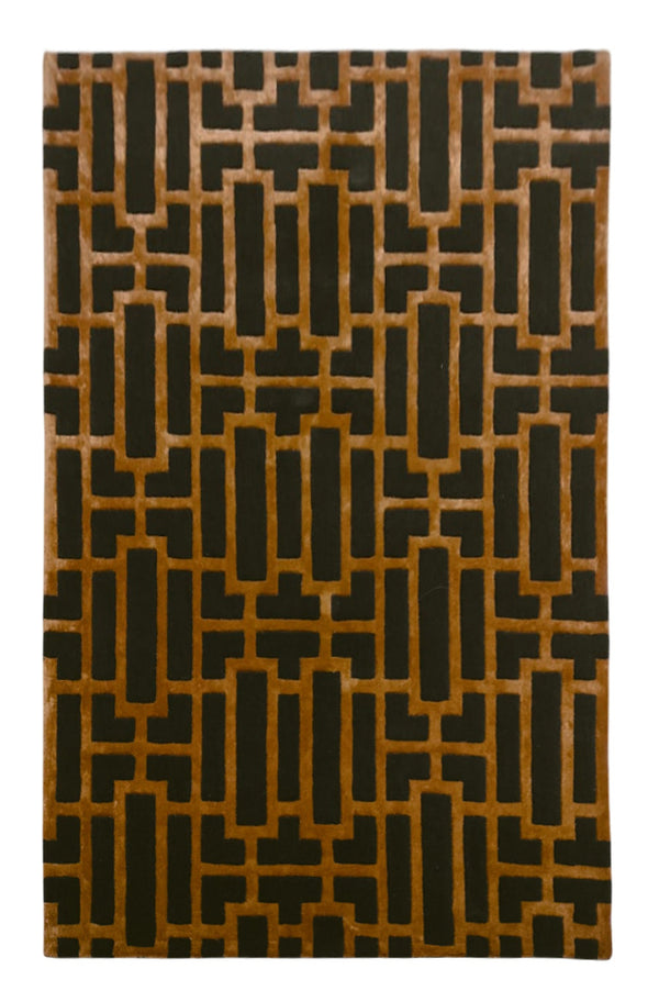 Linear Grid Hand Tufted Carpet MHT-18
