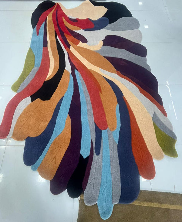 Multi-Color Abstract MHT-28 Artisan Rug