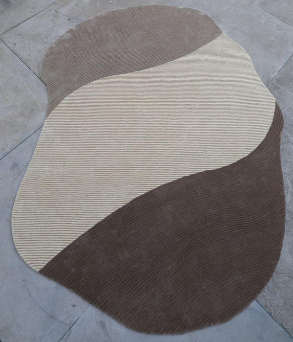 Curvy Abstract MHT-29 Designer Rug