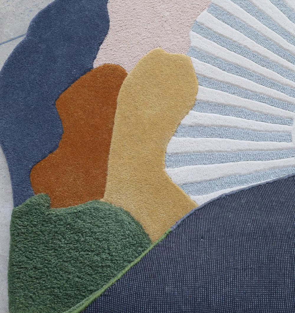 Organic Ripple Hand Tufted Carpet MHT-40