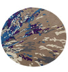 Circular Abstract Splash Hand Tufted Carpet MHT-42