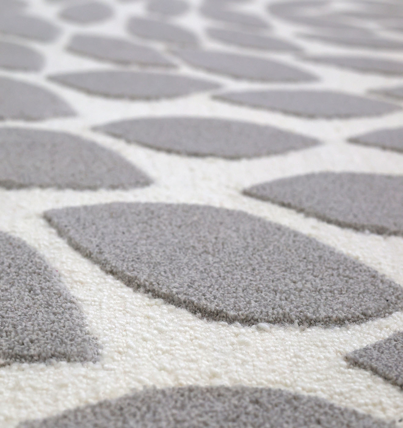 Stone Pebble Pattern Hand Tufted Carpet MHT-46