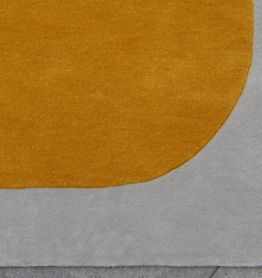 Golden Stack Form Hand Tufted Carpet MHT-50