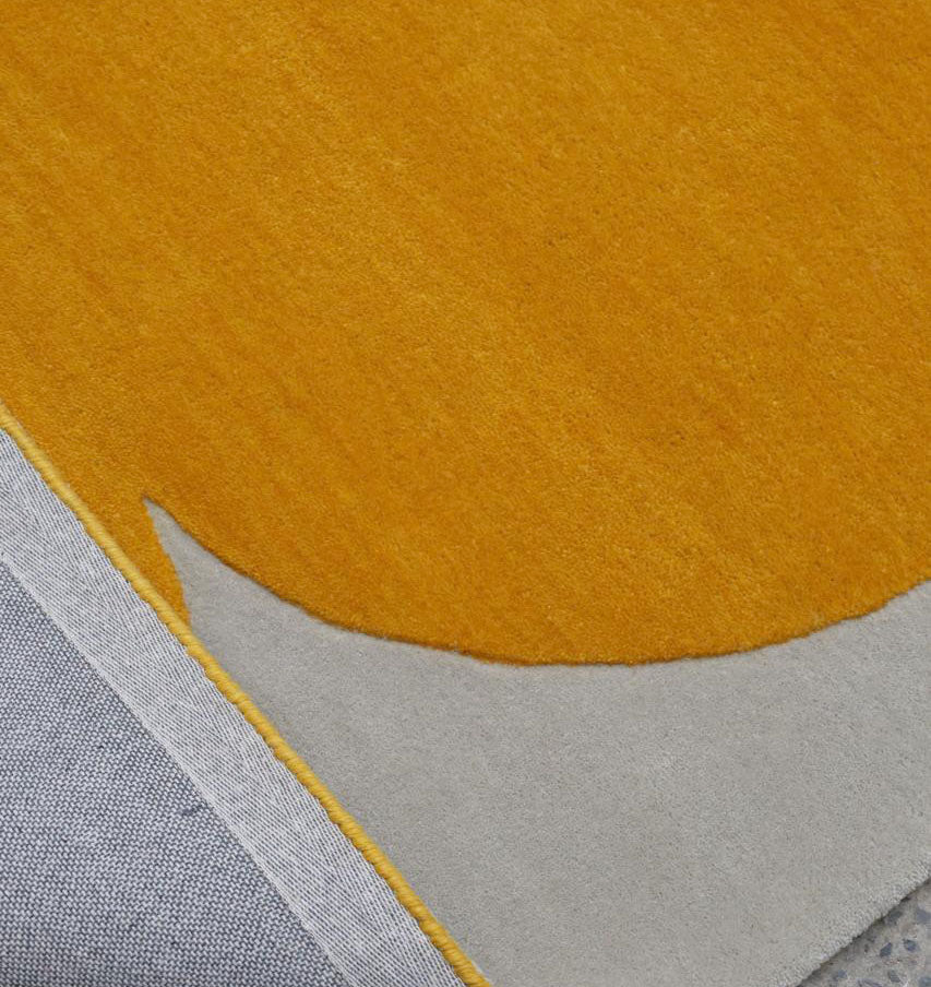 Golden Stack Form Hand Tufted Carpet MHT-50