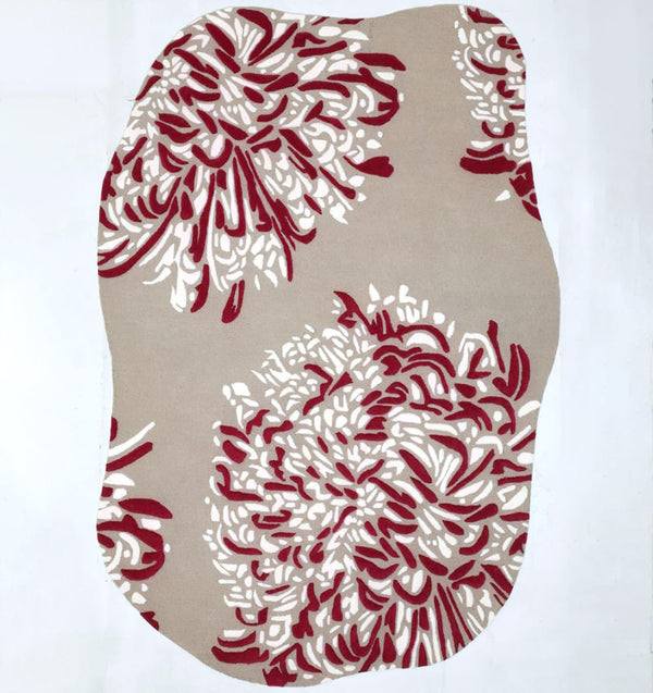 Floral Drift Hand Tufted Carpet MHT-51