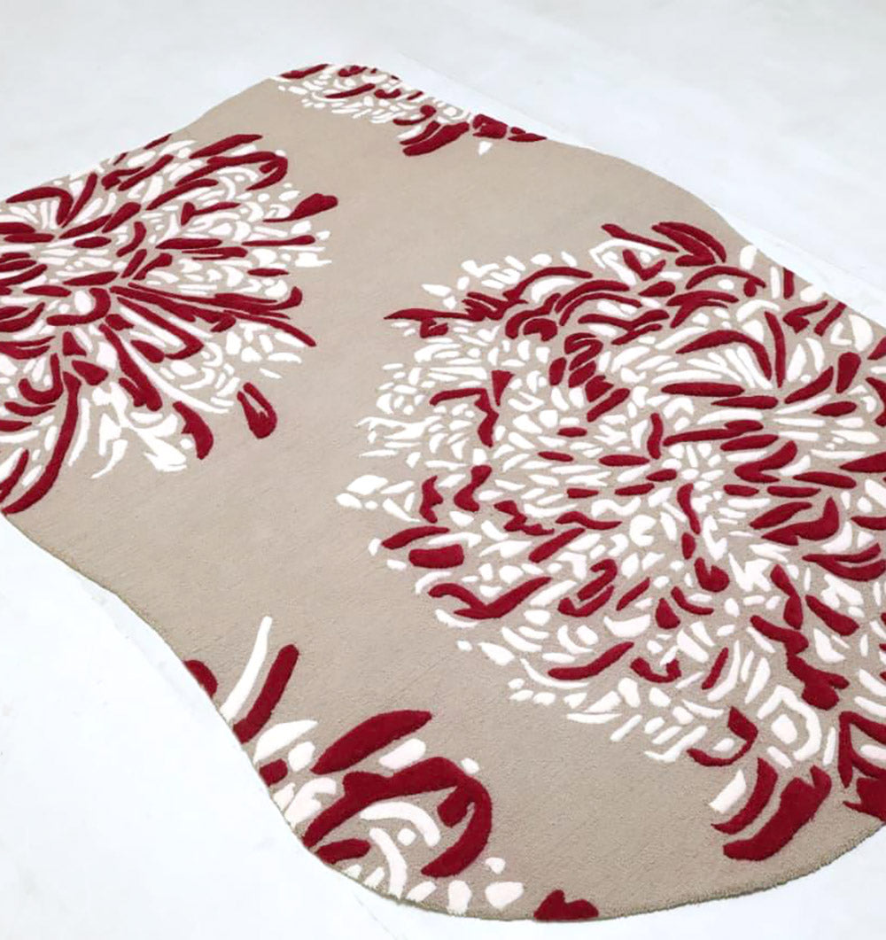 Floral Drift Hand Tufted Carpet MHT-51