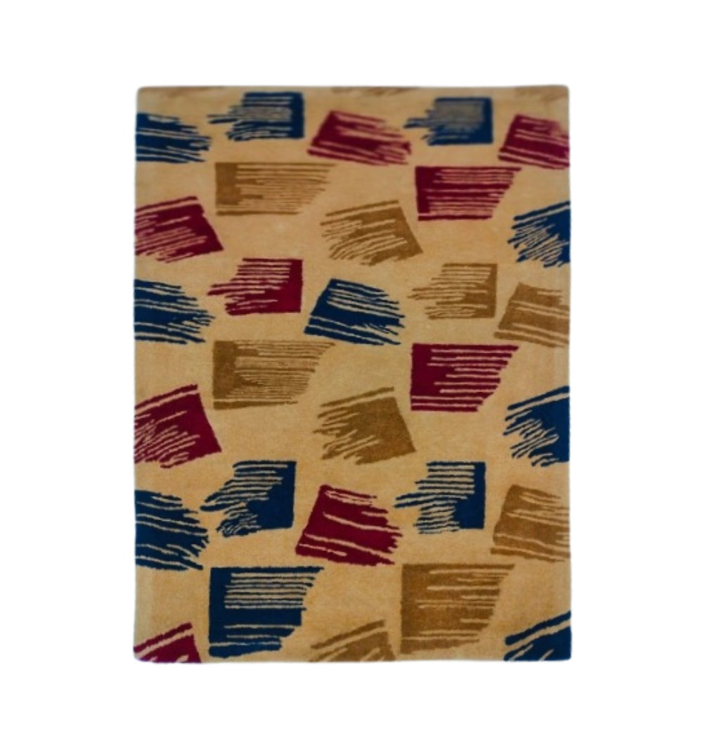 Patterned Machine-Made Floor Rug – MM-09 (4×6 FT)