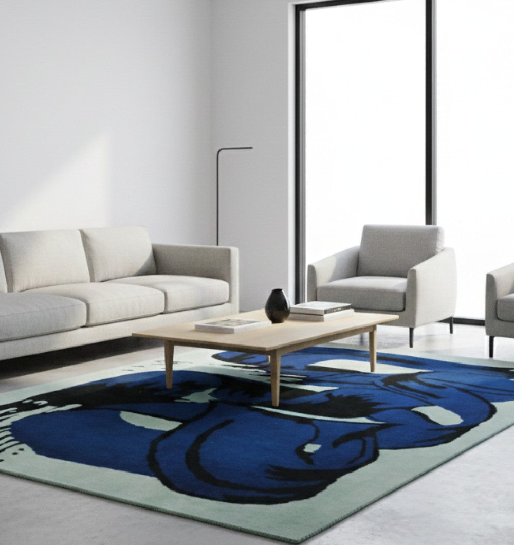 Artistic Pattern Machine Made Home Décor Rug – MM-14 (4×6 FT)