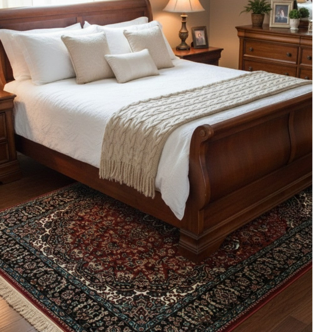 Classic Pattern Machine Made Home Décor Rug – MM-15 (5×7 FT)