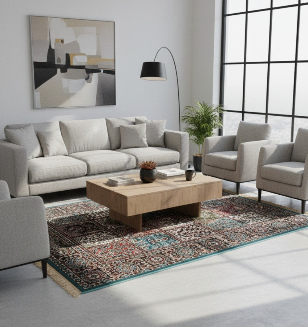 Heritage Design Area Rug – MM-17 Traditional Floor Rug (5×7 FT)