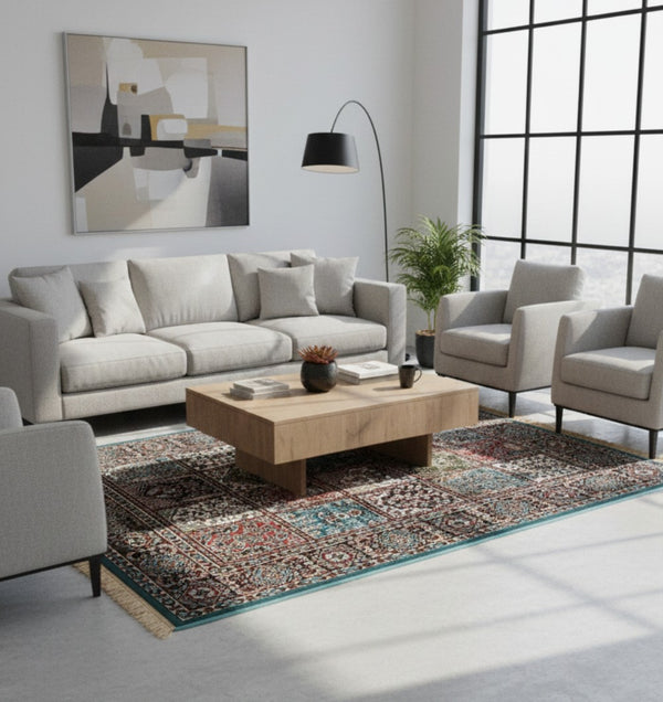 Heritage Design Area Rug – MM-17 Traditional Floor Rug (5×7 FT)