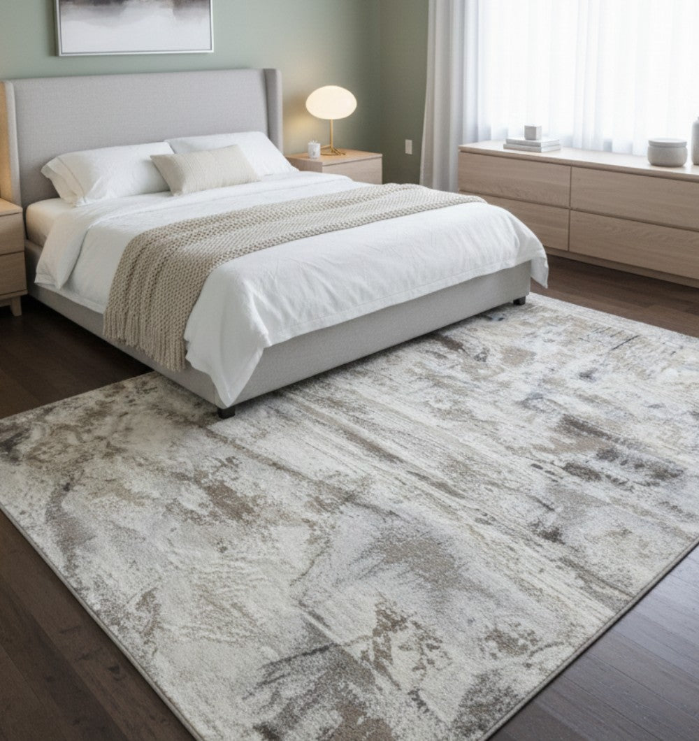 Textured Machine-Made Area Rug MM-20 for Home Décor (5×7 FT)