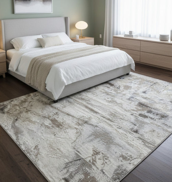 Textured Machine-Made Area Rug MM-20 for Home Décor (5×7 FT)