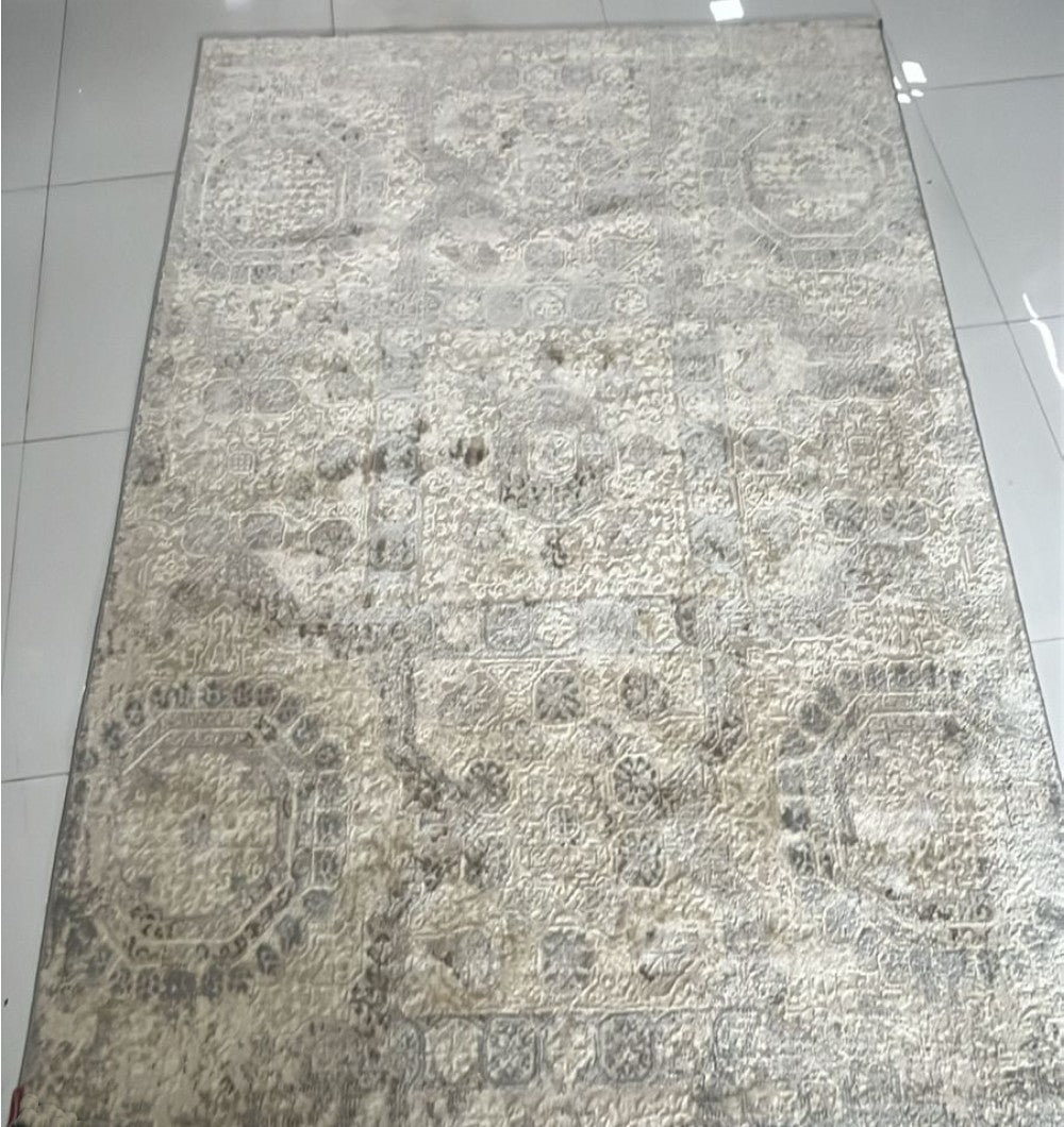 Elegant Neutral Pattern Rug – MM-21 for Living Spaces (5×7 FT)