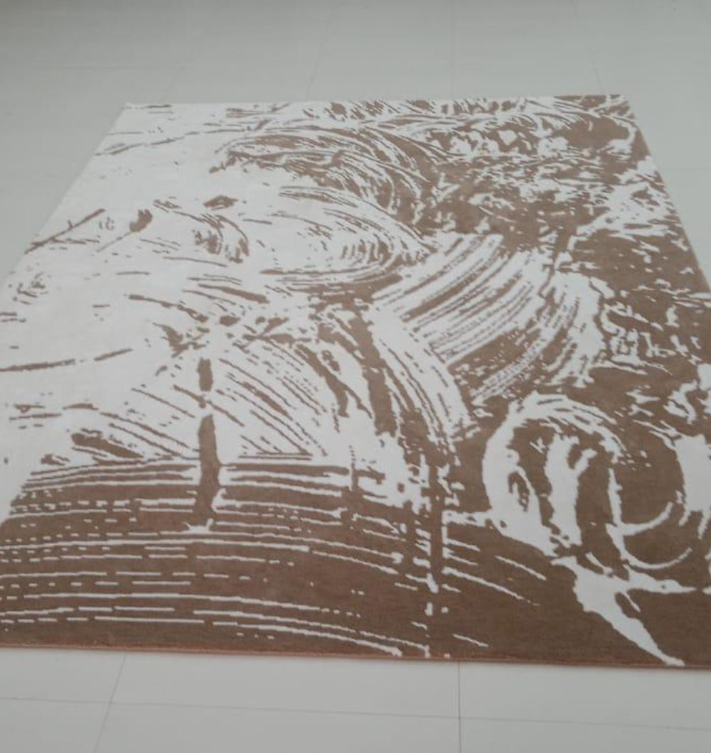 Abstract Multi-Color Shape Rug for Bedroom & Living Space – MM-21