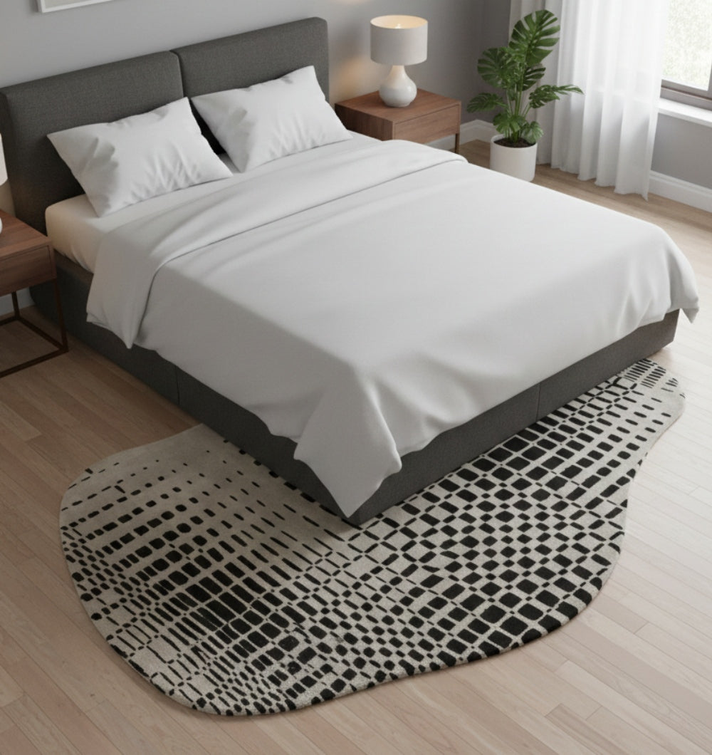 Artistic Multi-Color Shape Rug for Bedroom – MM-23