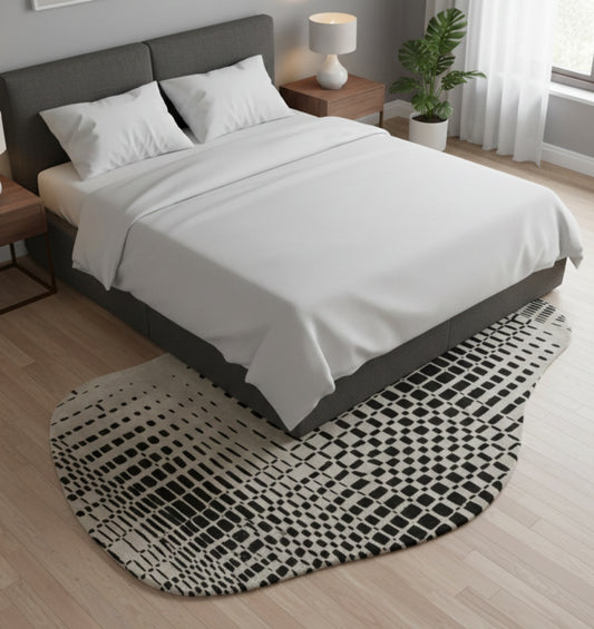 Artistic Multi-Color Shape Rug for Bedroom – MM-23