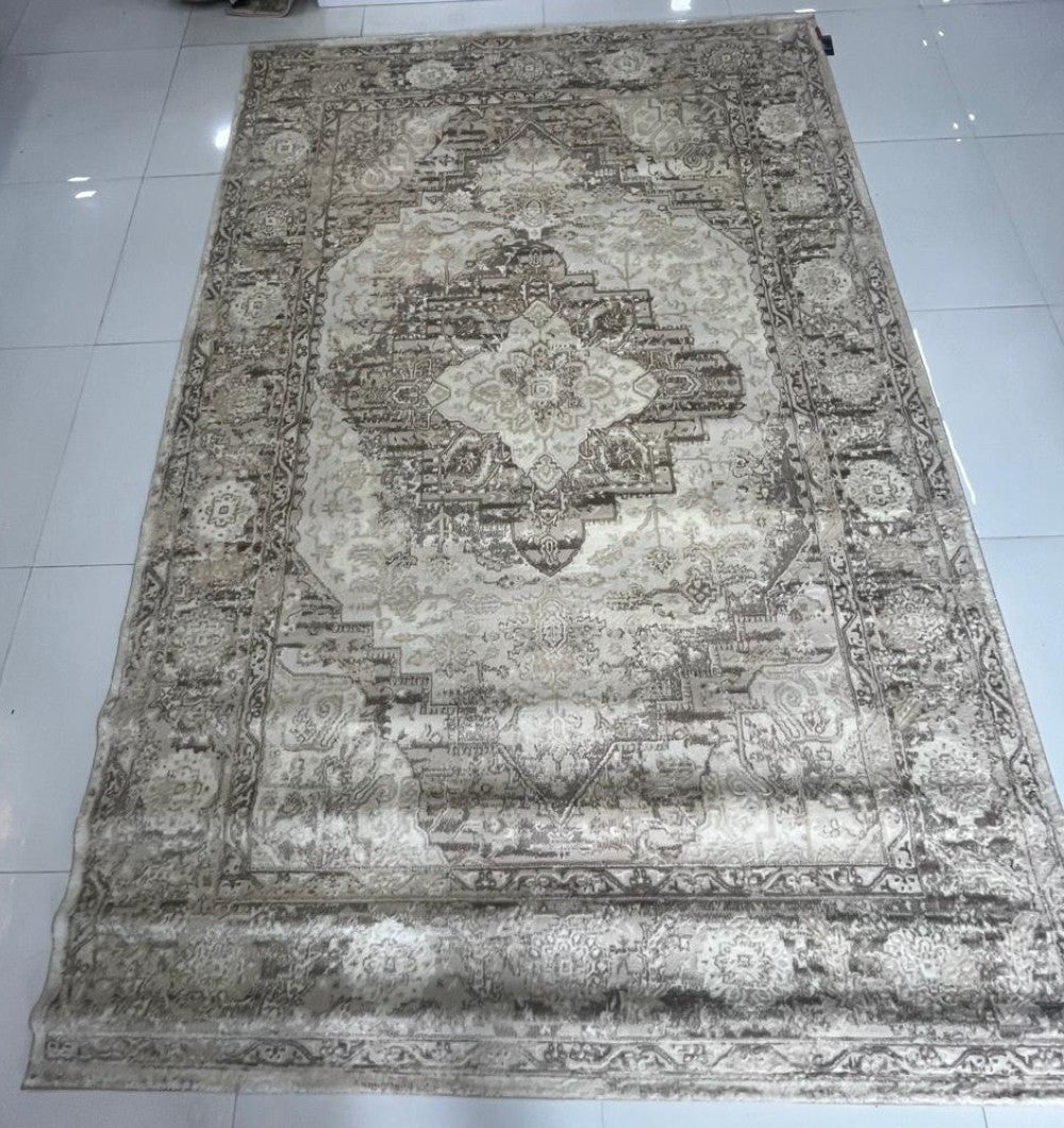 Elegant Neutral Pattern Area Rug MM-25 for Living Spaces (180×270 CM)