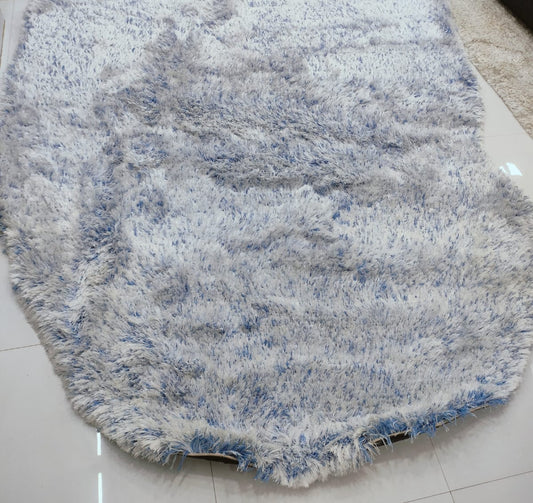 Contemporary Irregular Outline Shaggy Rug MS-10