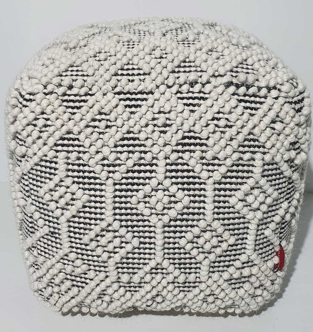 Natural Color Woven Pouf PF-140
