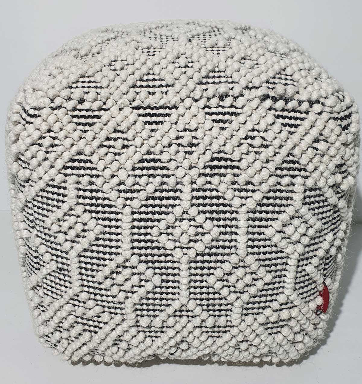 Natural Color Woven Pouf PF-140