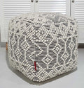 Natural Color Woven Pouf PF-140