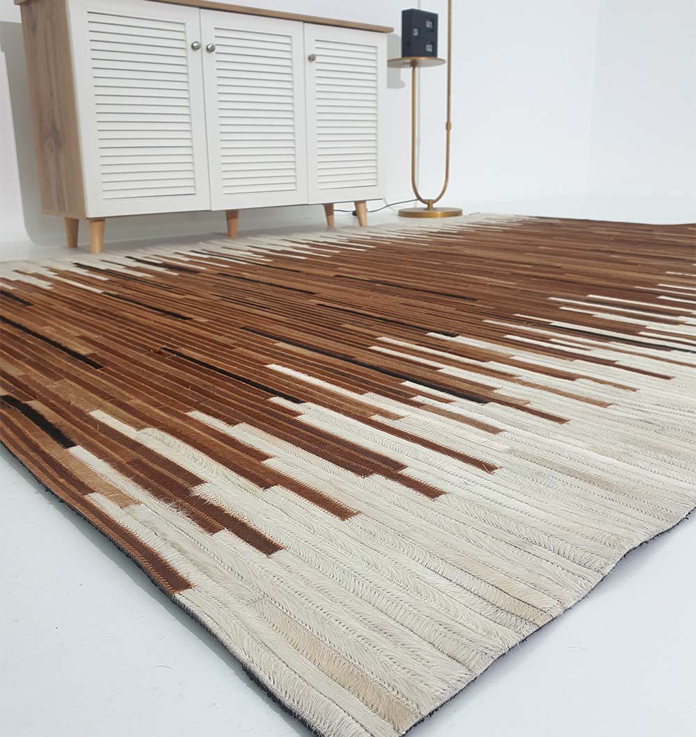 Handmade Leather Rug For Home Decore LR-014