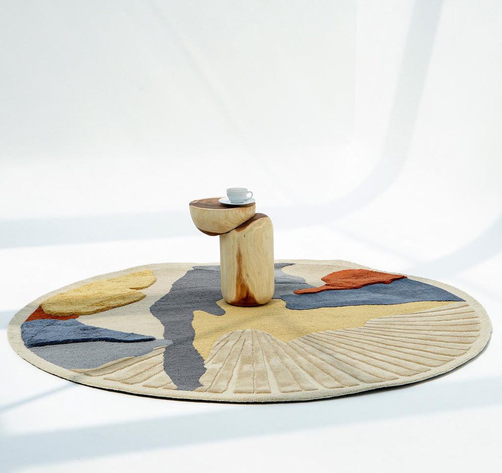 Handmade Multi Color Hand-Tufted Carpet HTW-59