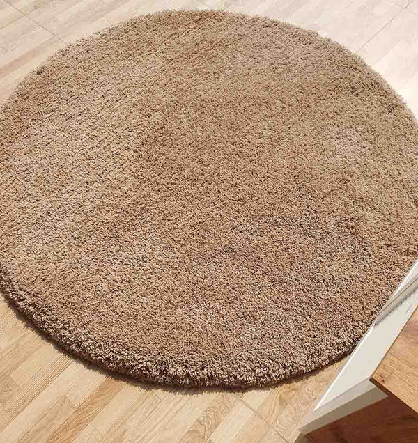 Fluffy round shaggy rug SG-08