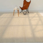 Handmade Natural White Woven Rug For Home Decor SRN-030
