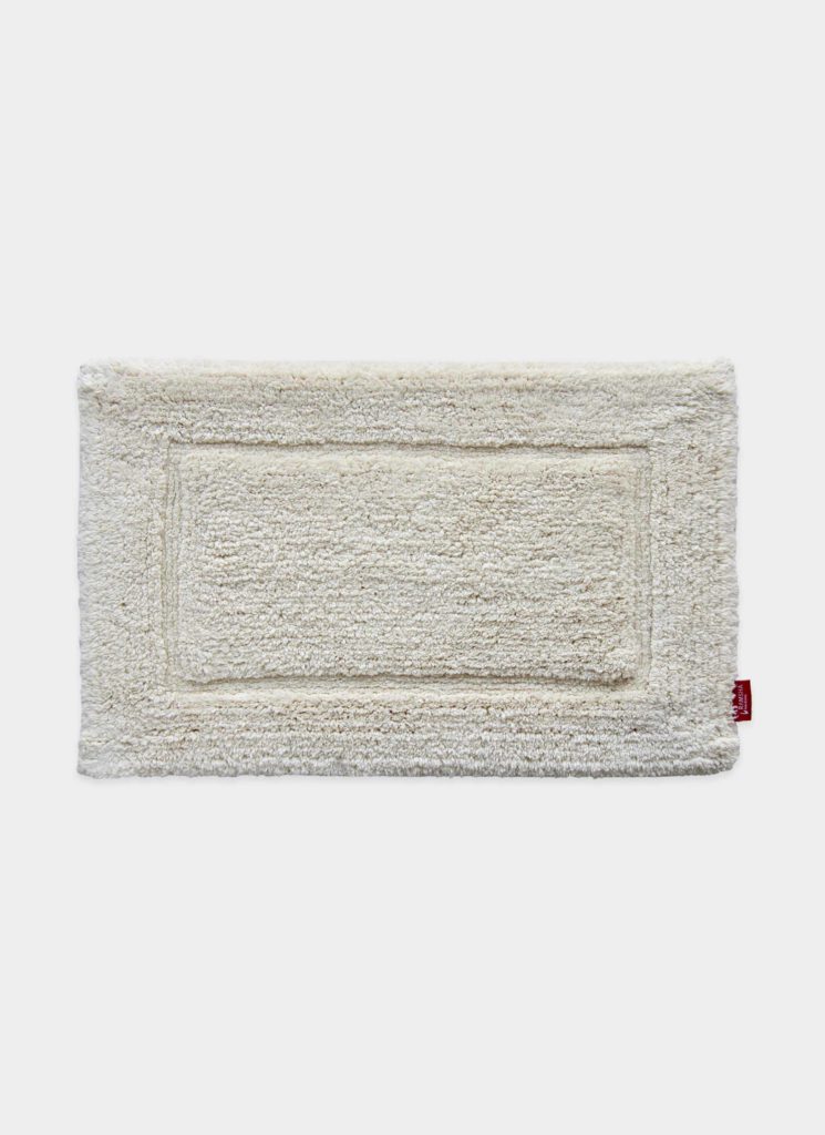 White Cotton Bath Mat Collection of Ramsha Home